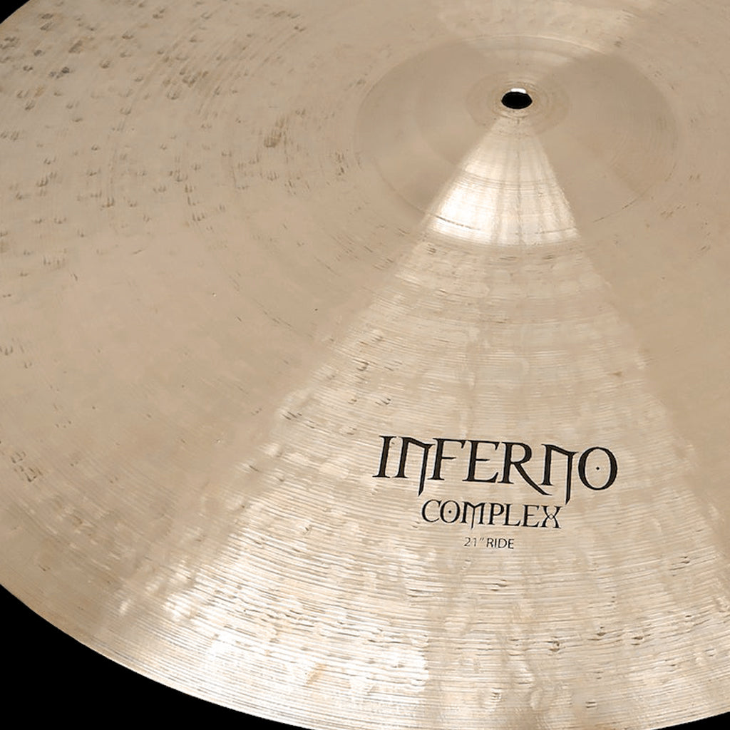 Close Up of Rech Inferno Complex 21" Ride Cymbal