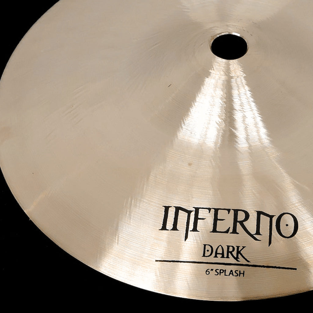 Close Up of Rech Inferno Dark 6" Splash Cymbal