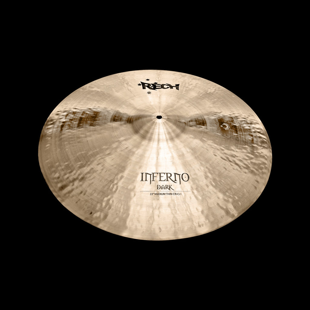 Rech Inferno Dark 22" Medium Thin Crash Cymbal