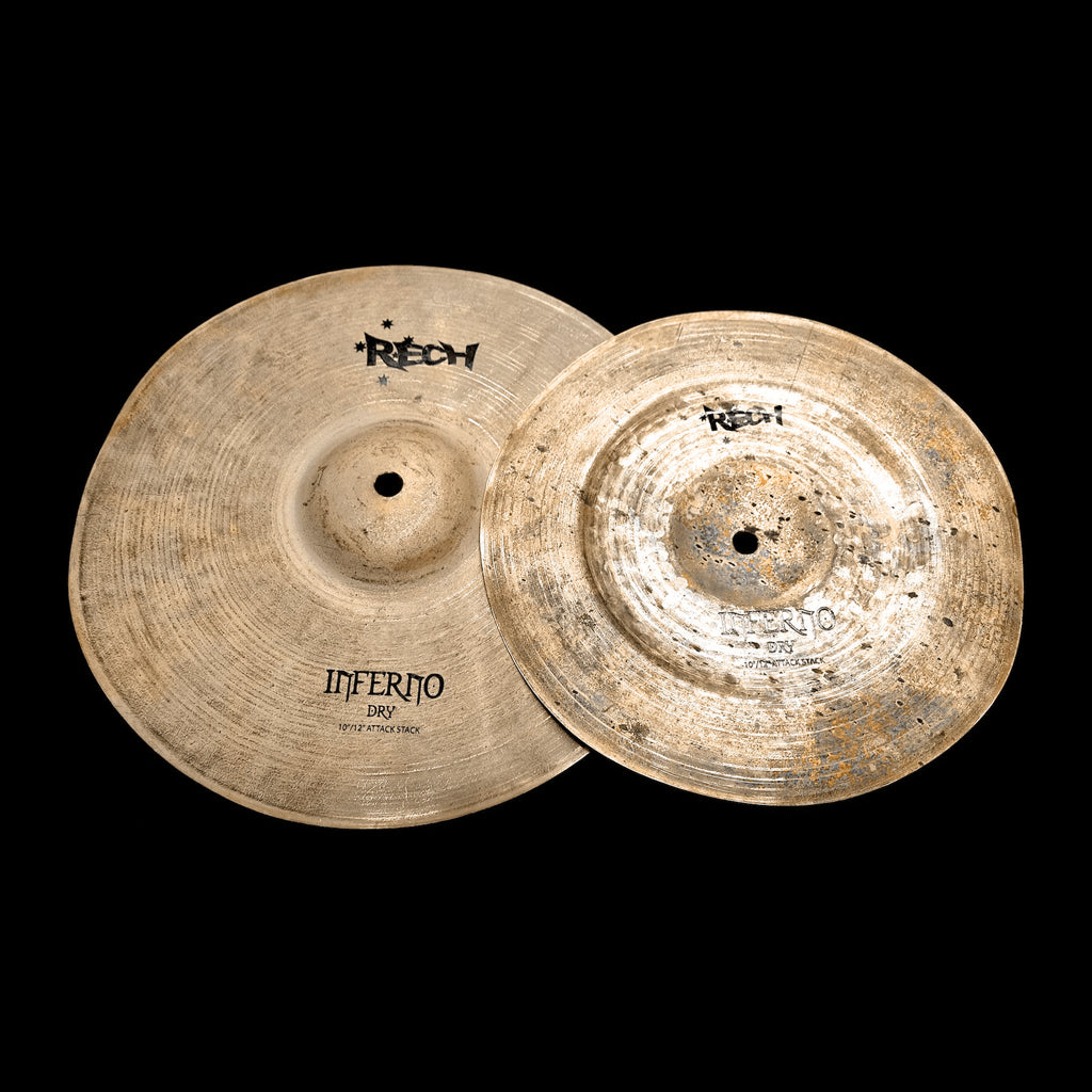 Rech Inferno Dry 10" / 12" Attack Stack Cymbals