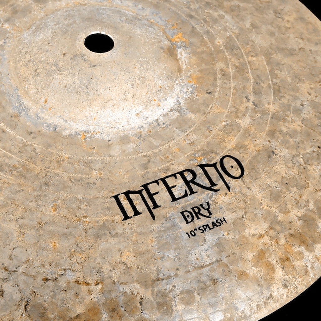 Close Up of Rech Inferno Dry 10" Splash Cymbal