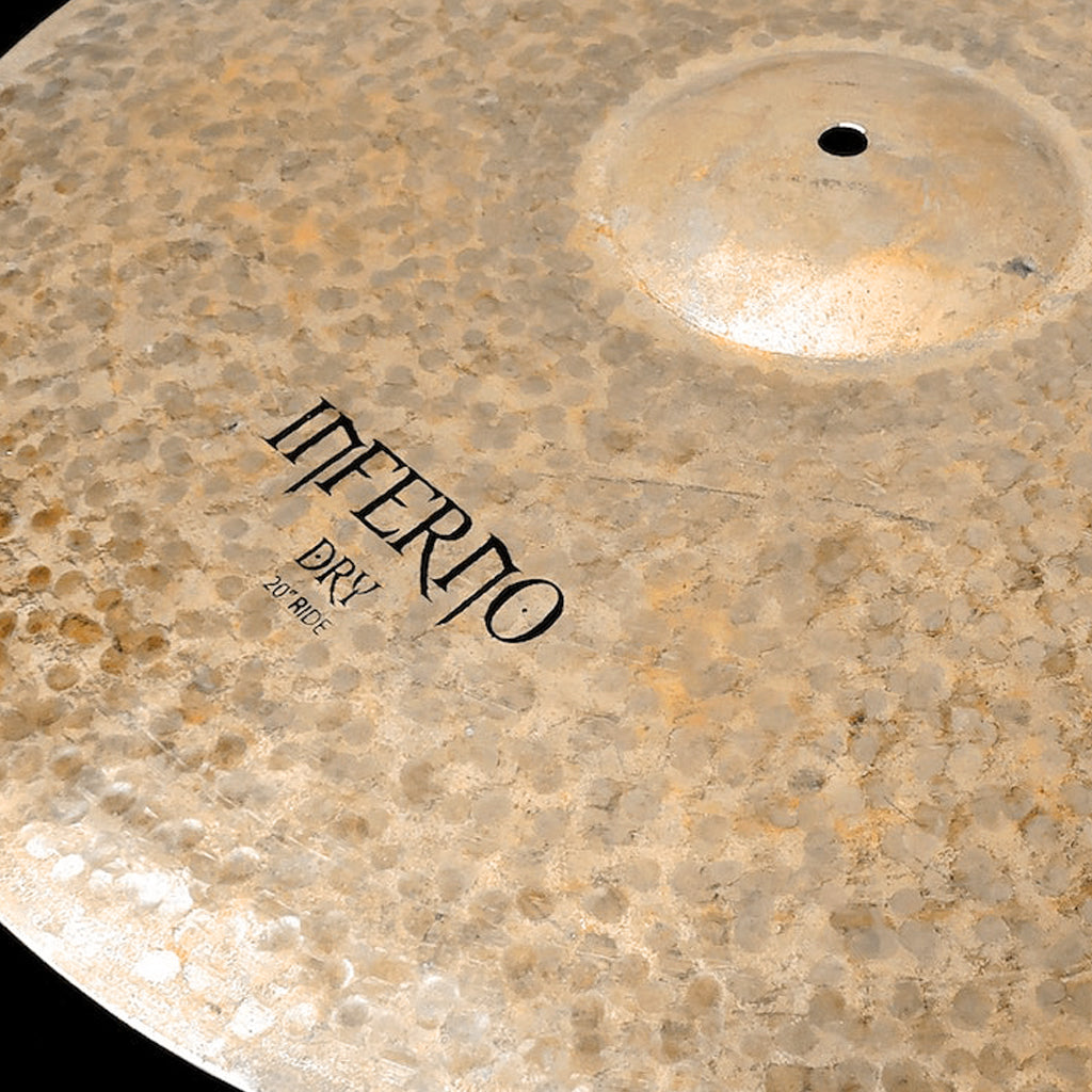 Close Up of Rech Inferno Dry 20" Ride Cymbal