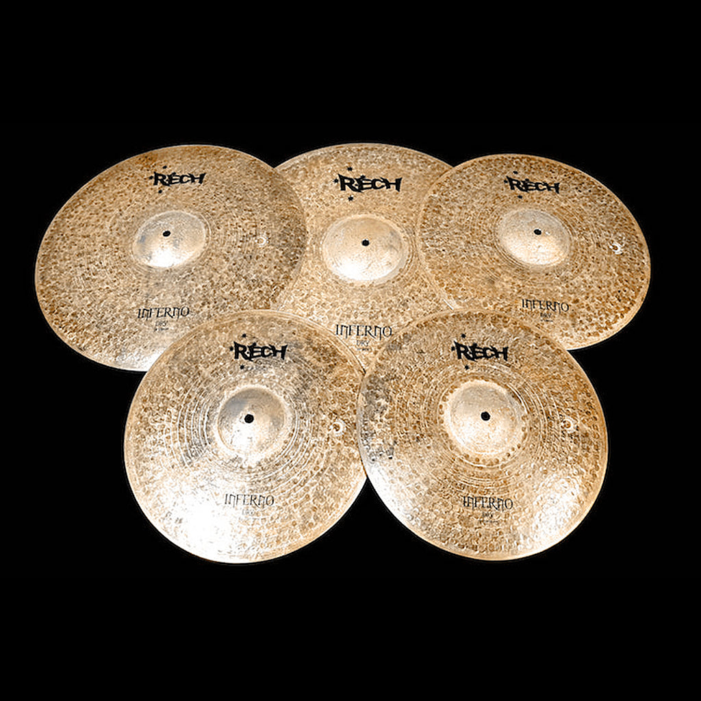 Rech Inferno Dry 5 Piece Cymbal Pack Set
