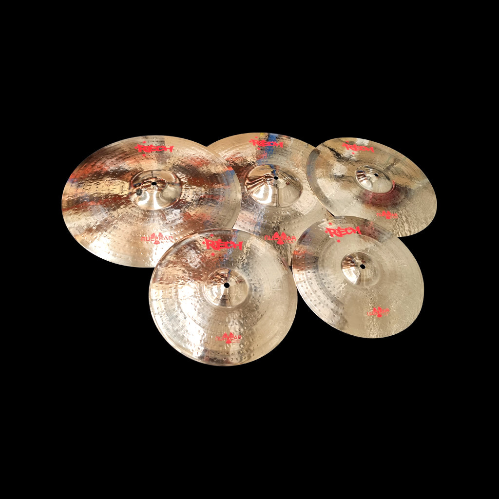 Rech Nuclear 5 Piece Cymbal Pack Set