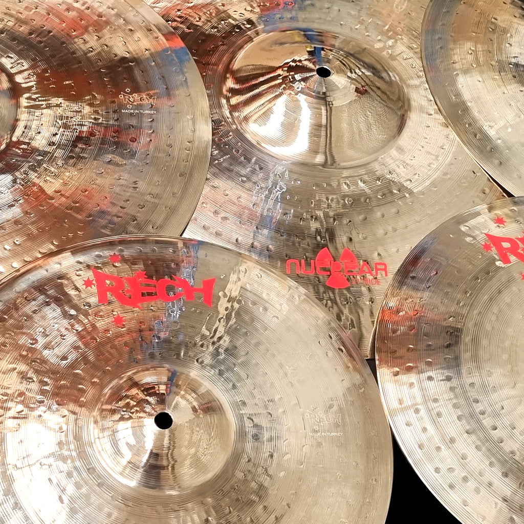 Rech Nuclear 5 Piece Cymbal Pack Set