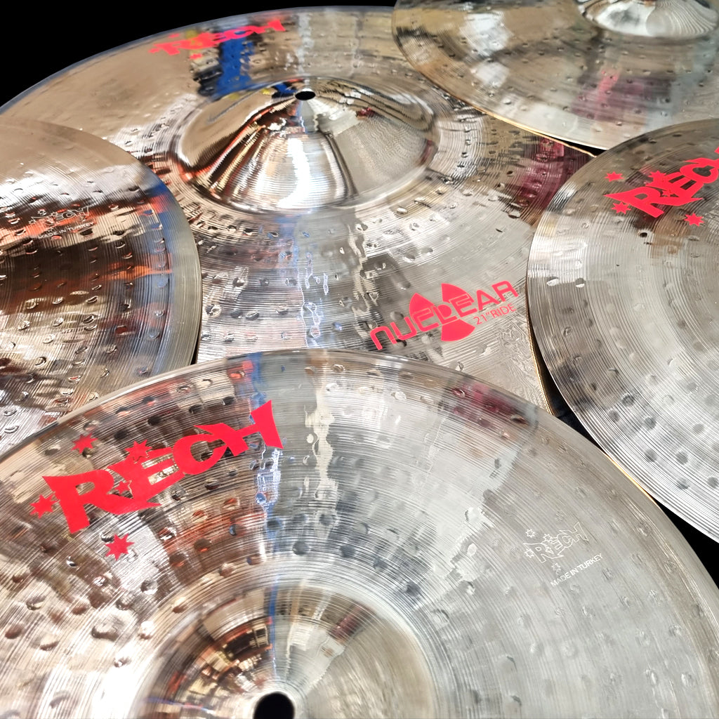 Rech Nuclear 7 Piece Cymbal Super Pack Set