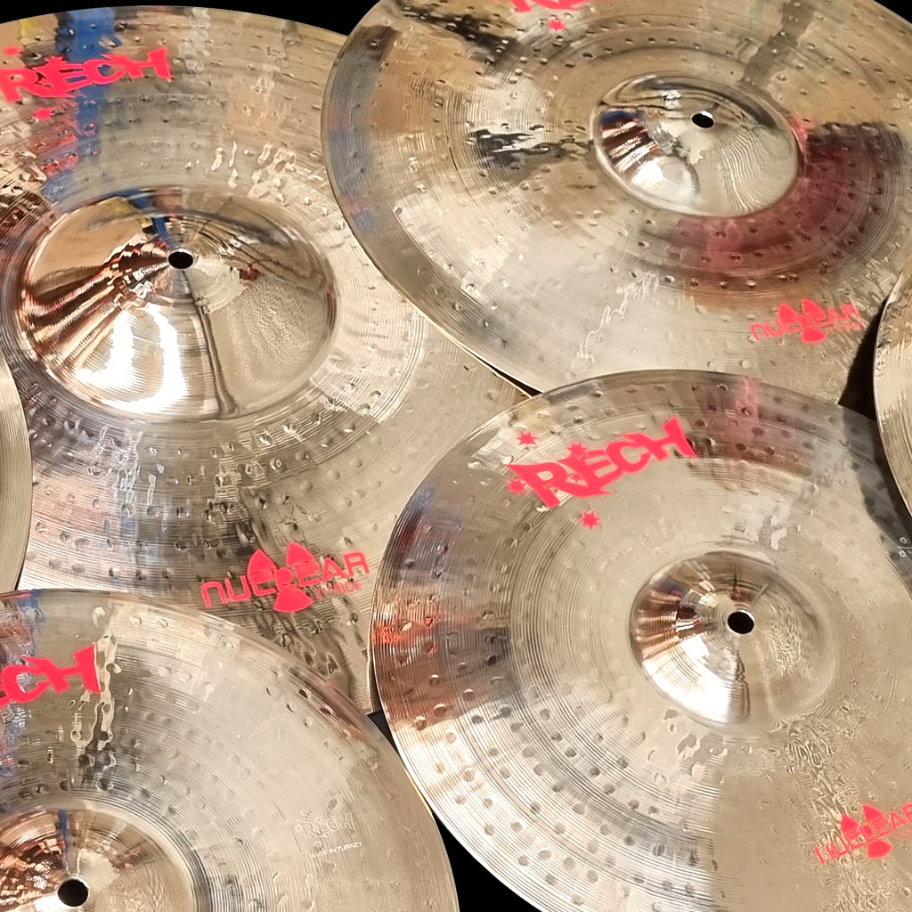 Rech Nuclear 7 Piece Cymbal Super Pack Set