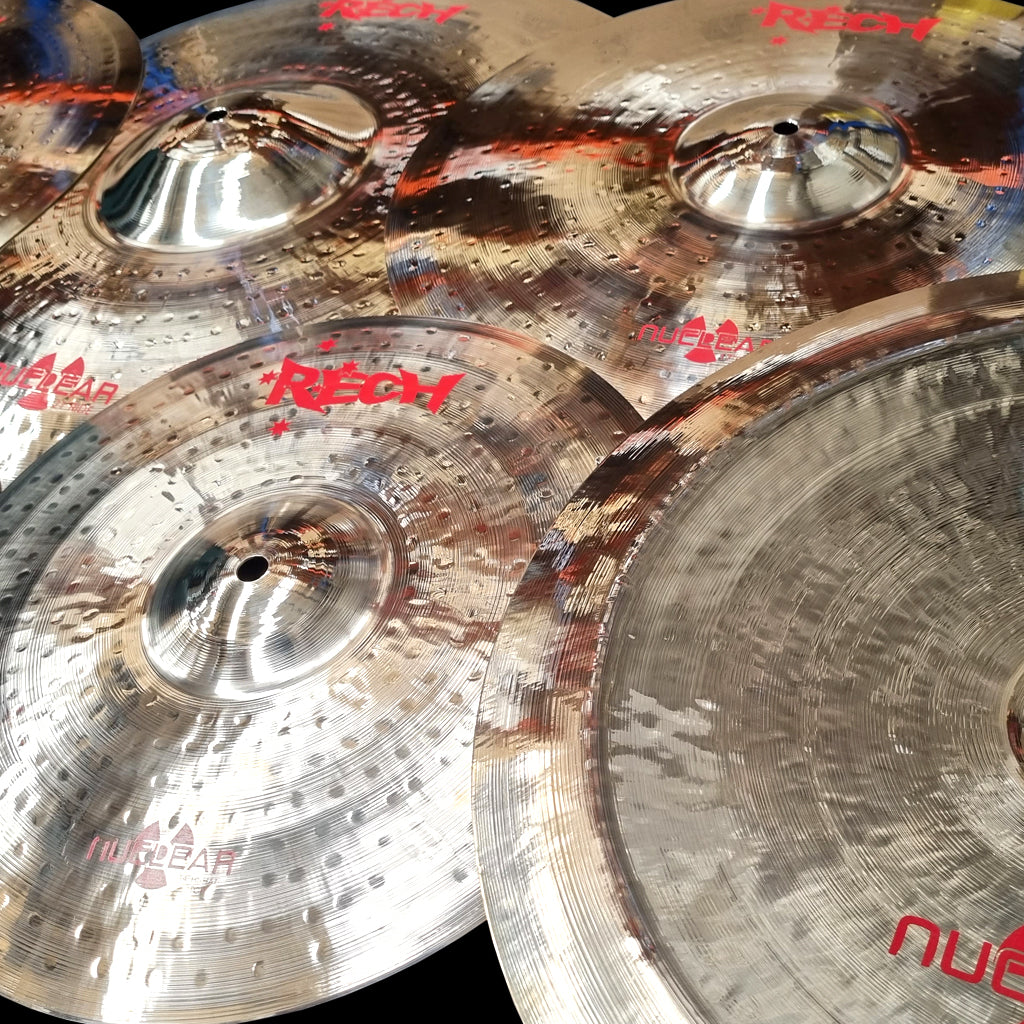 Rech Nuclear 7 Piece Cymbal Super Pack Set