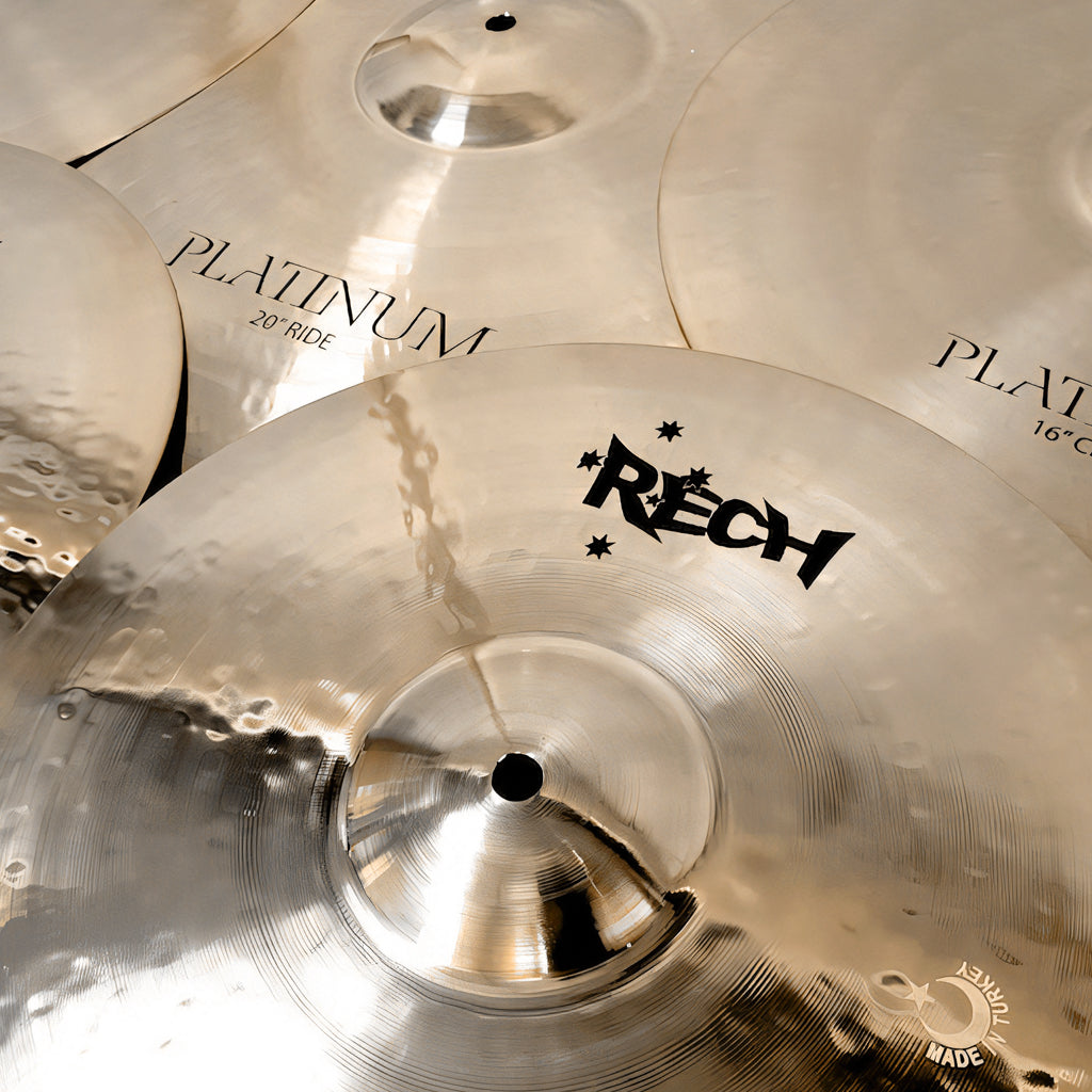 Rech Platinum 5 Piece Cymbal Pack Set 14-17-19-21