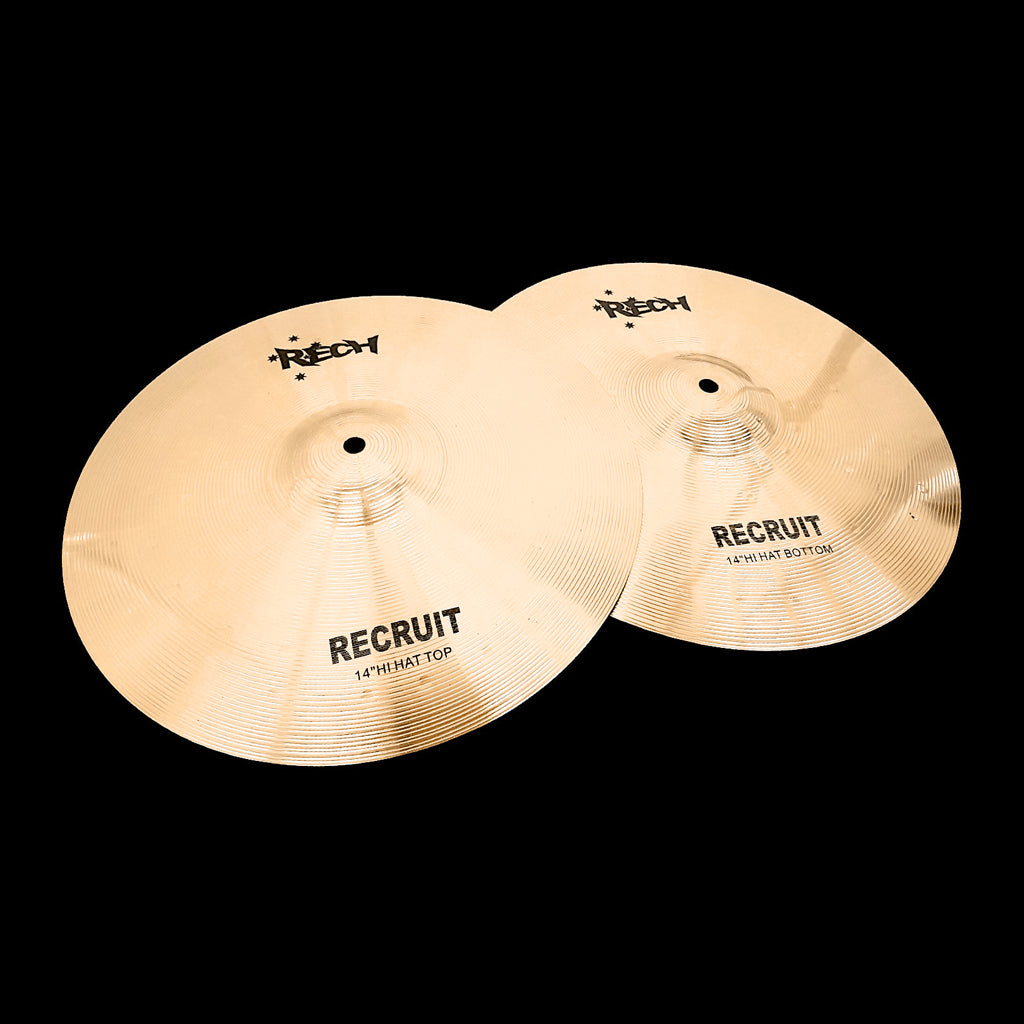 Rech Recruit 14" Hi Hat Cymbals