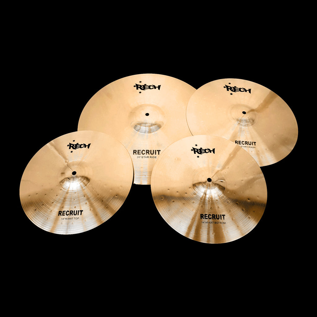 Rech Recruit 4 Piece Cymbal Pack Set