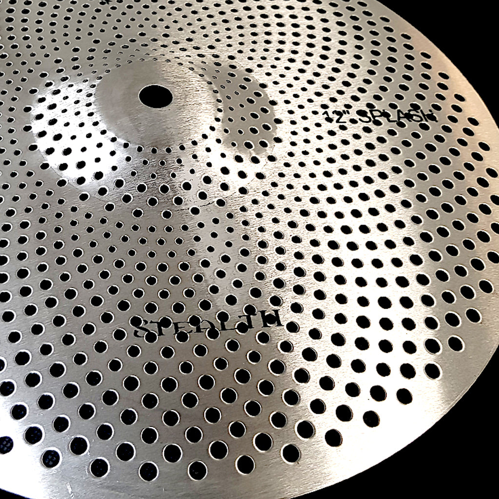 Close Up of Rech Stealth 12" Low Volume Splash Cymbal