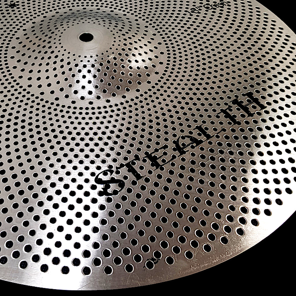 Close Up of Rech Stealth 18" Low Volume Crash Cymbal