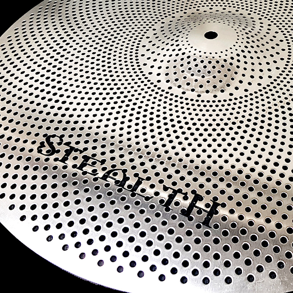 Close Up of Rech Stealth 20" Low Volume Ride Cymbal
