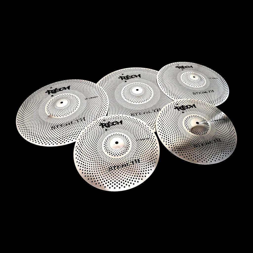 Rech Stealth 5 Piece Low Volume Cymbal Pack Set