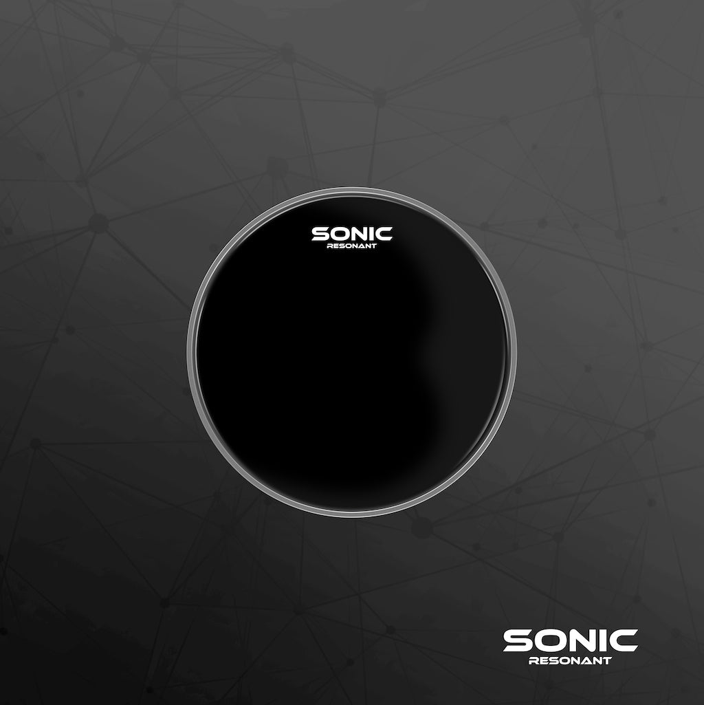 Sonic Resonant 10'' Black Drum Head