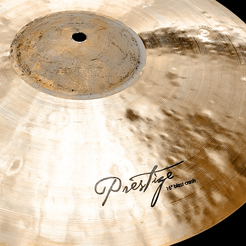 close Up of Rech Prestige 16" Blast Crash Cymbal