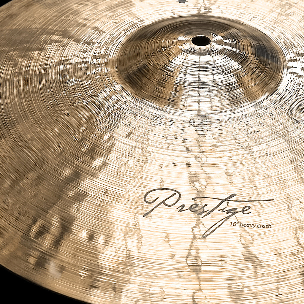 Close up of Rech Prestige 16" Heavy Crash Cymbal
