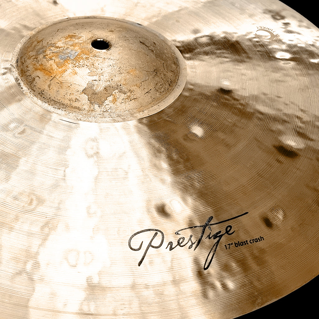 Close up of Rech Prestige 17" Blast Crash Cymbal