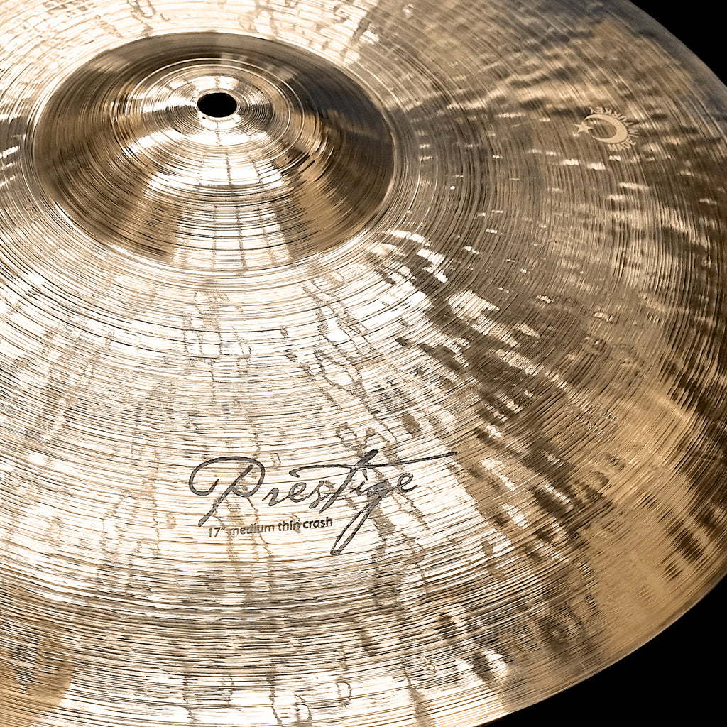 Close up of Rech Prestige 17" Medium Thin Crash Cymbal