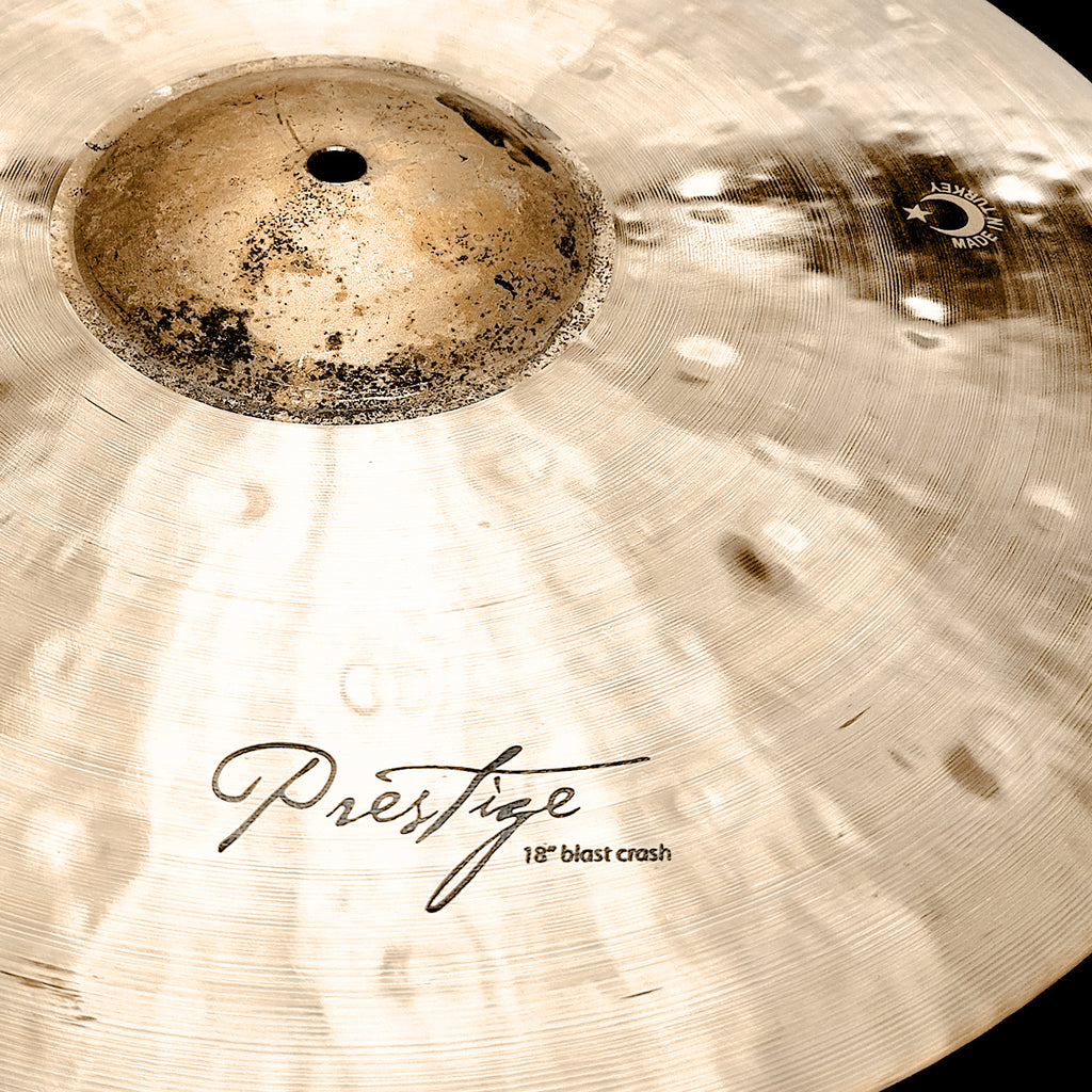 Close Up of Rech Prestige 18" Blast Crash Cymbal