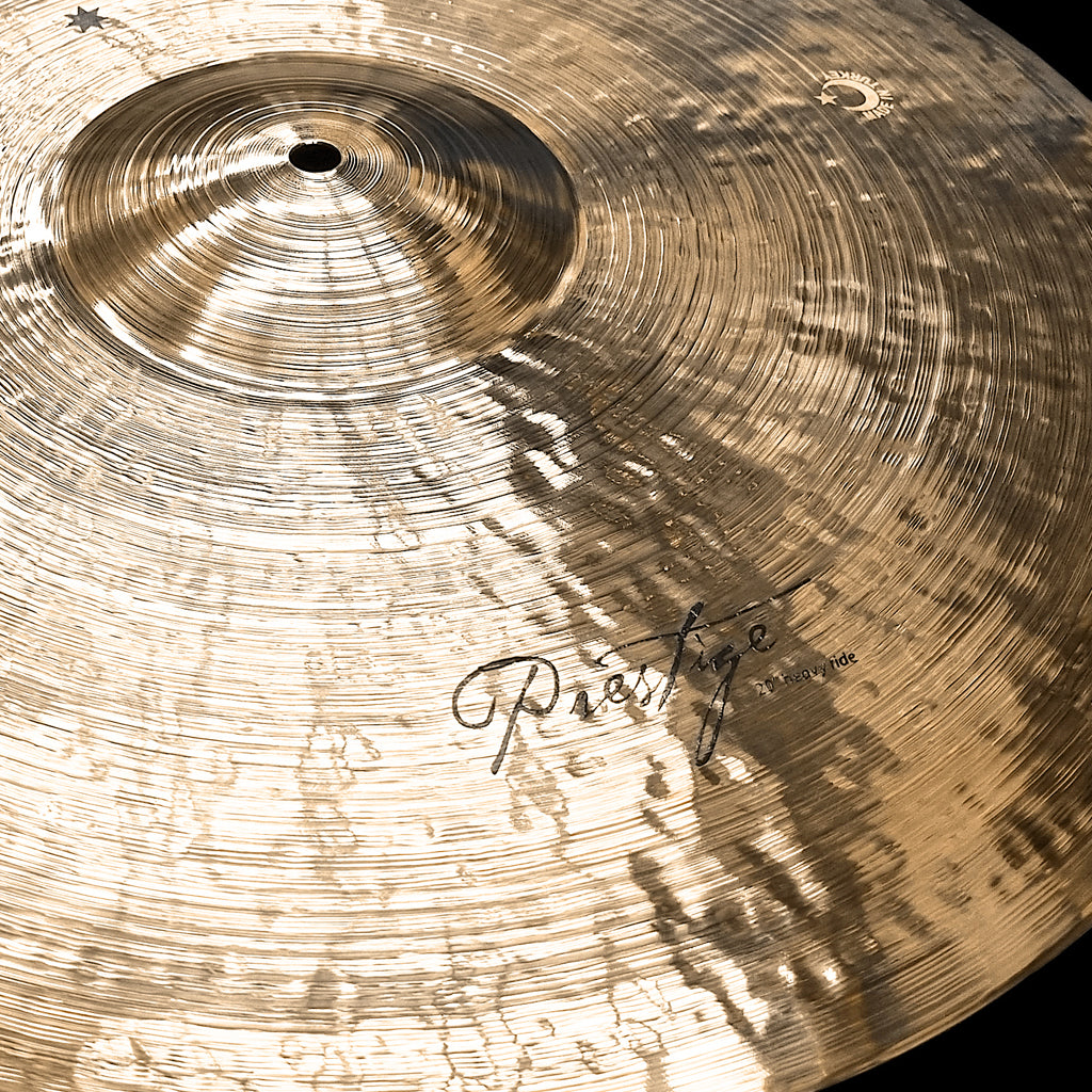 Close Up of Rech Prestige 20" Heavy Ride Cymbal