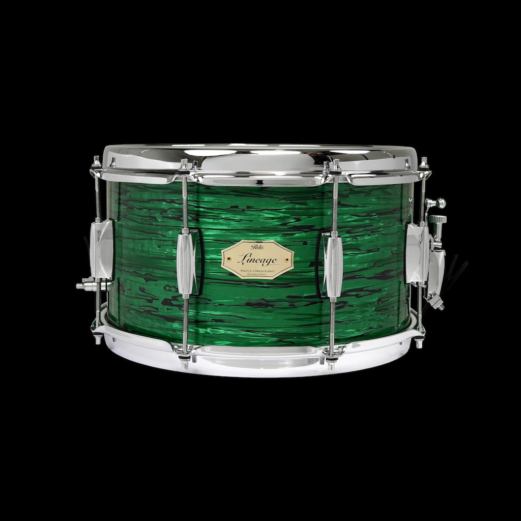 Relic Lineage 13x7 Snare Drum - Green Oyster