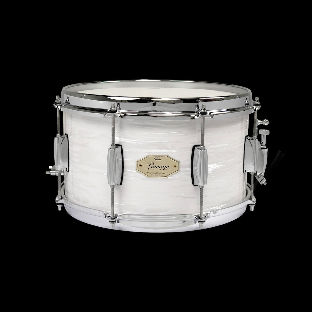 Relic Lineage 13x7 Snare Drum - White Oyster