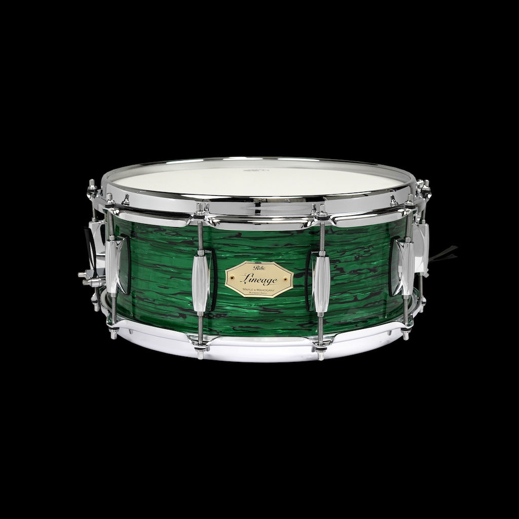 Relic Lineage 14x5.5 Snare Drum - Green Oyster