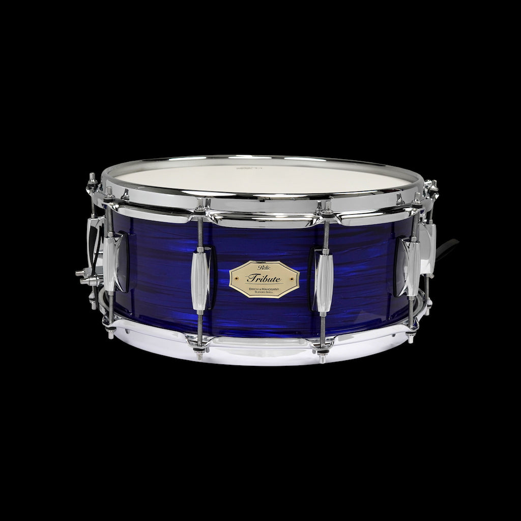 Relic Tribute 14x5.5 Snare Drum - Blue Oyster
