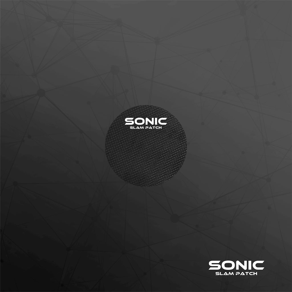Sonic Slam Bass Drum Patch - Single Black
