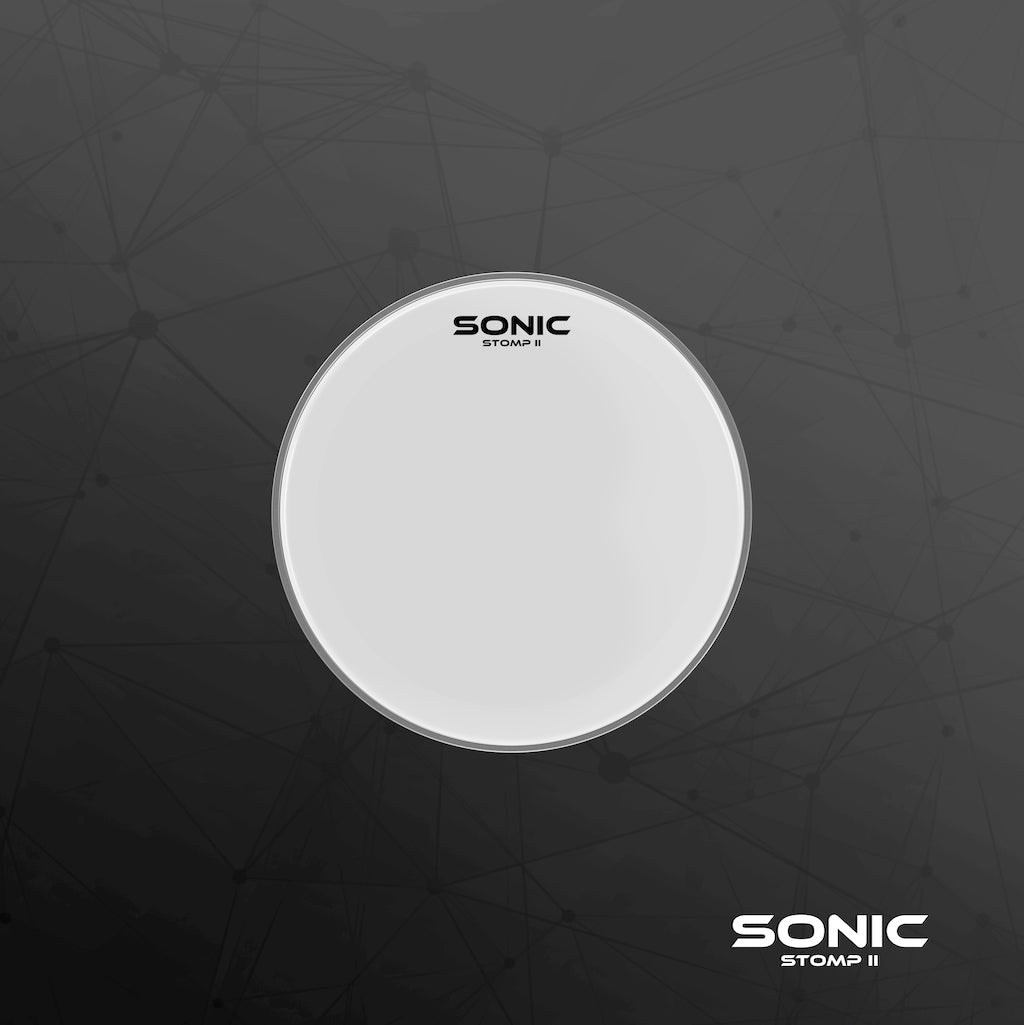 Sonic Stomp II 18'' White Bass Drum Head