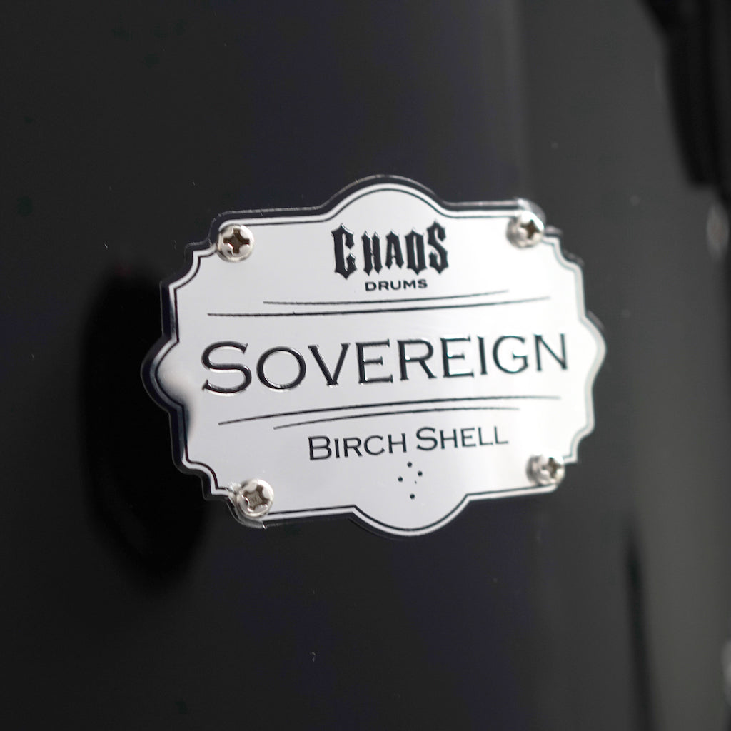 Chaos Sovereign 9 Piece Drum Kit - Black