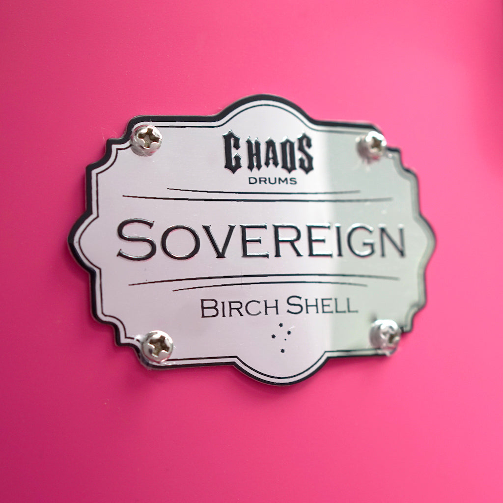 Chaos Sovereign Pink Drum Kit - Birch 