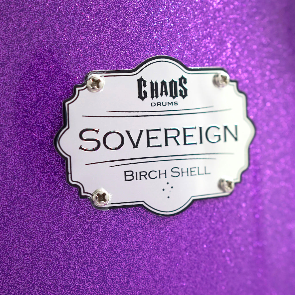 Chaos Sovereign Drum Kit - Purple Sparkle