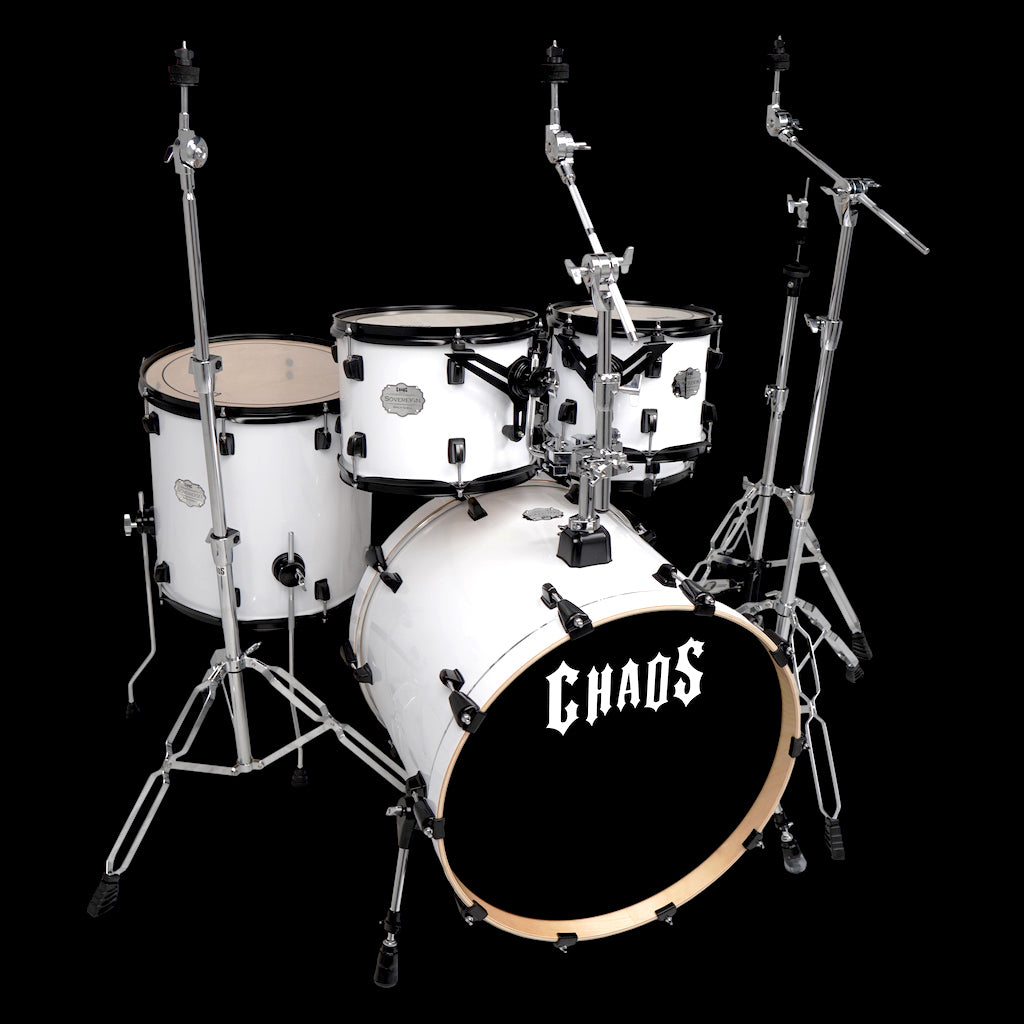 Chaos Sovereign Drum Kit - White