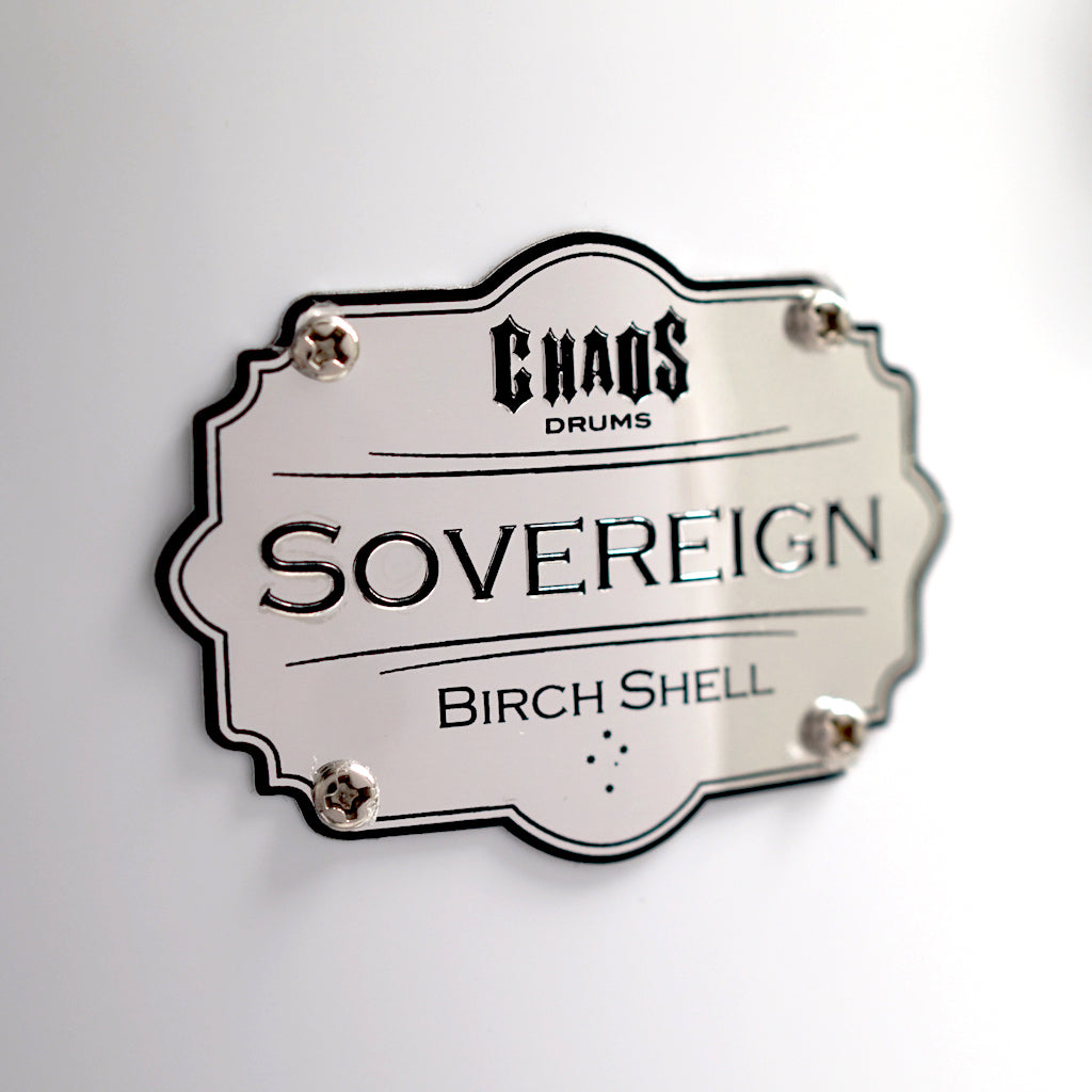 Chaos Sovereign 9 Piece Drum Kit - White